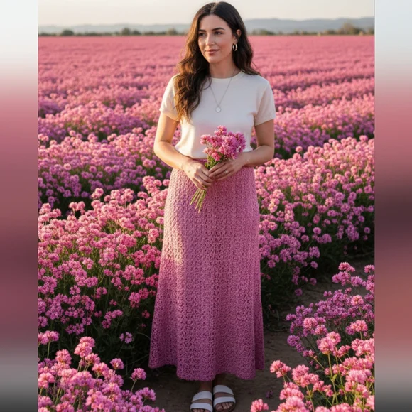 Lace Lined Skirt - Picture 10 of 10